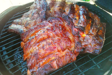 Costillas de res dulces y picantes