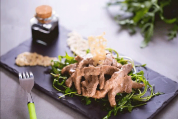Tiras de carne de res