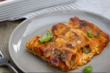 canelones con berenjenas