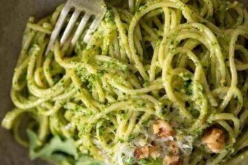 Espaguetis al Pesto