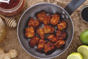 Pollo con salsa de soja