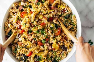 Ensalada fácil de pasta italiana