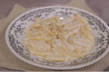 pasta con 4 quesos