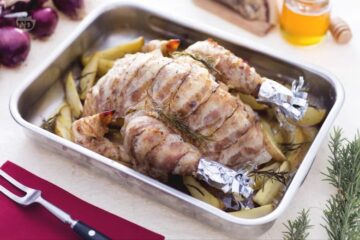 pollo relleno al horno