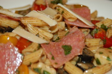 Ensalada de pasta balsámica italiana