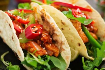 Tacos mexicanos de carne