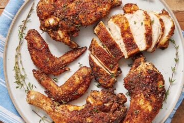 Pollo asado en la freidora de aire